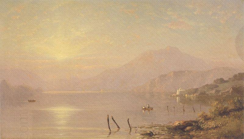 Sanford Gifford Morning on the Hudson oil painting picture
